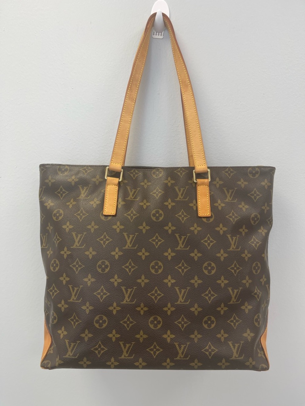 Louis Vuitton Vintage Monogram Coated Canvas Cabas Mezzo Tote - Preowned - Picture 2 of 16